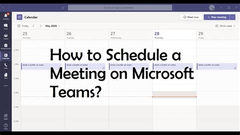 Schedule a Microsoft Teams meeting from Outlook.